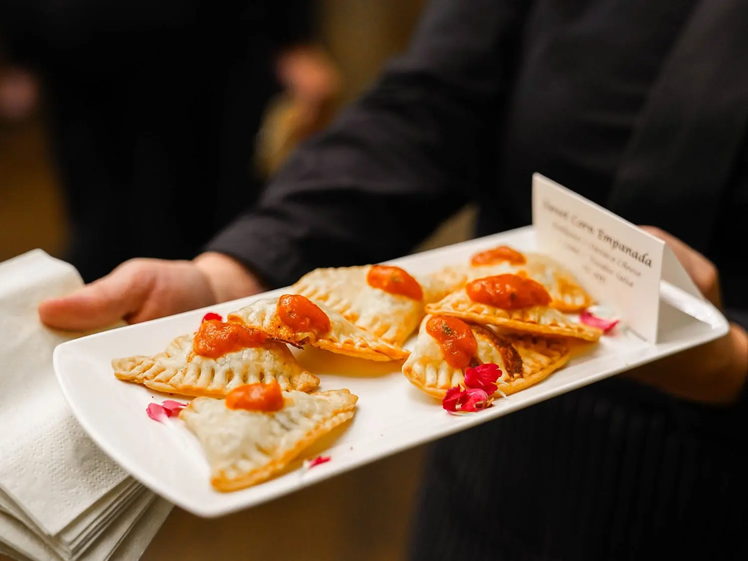 Catering plate at Red Berry Estate