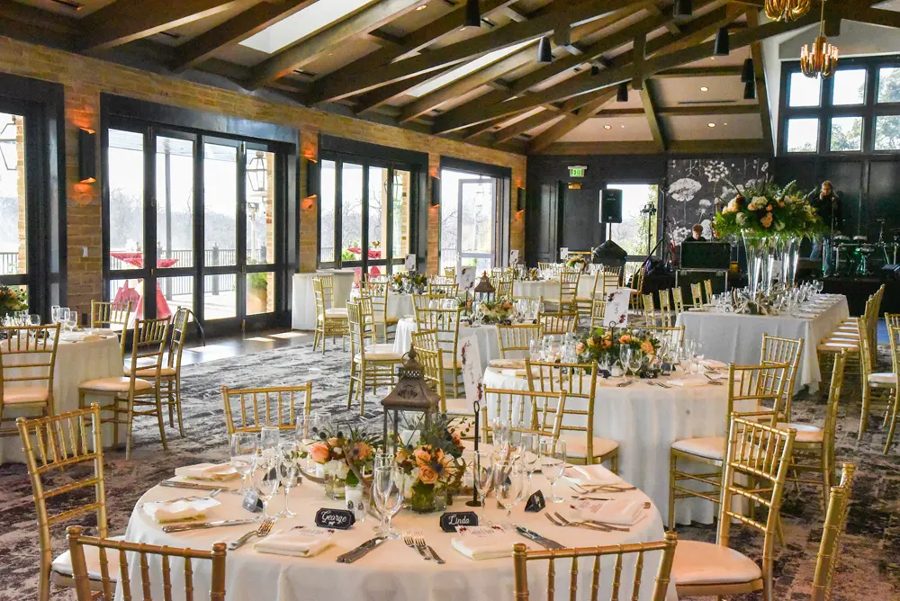 Ballroom for a wedding