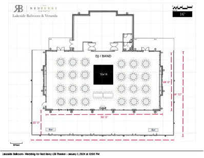 Thumbnail of Red Berry Estate Lakeside Ballroom Blueprint, click link below to download