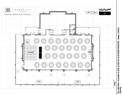 Thumbnail of Red Berry Estate Lakeside Ballroom Blueprint, click link below to download