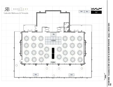 Thumbnail of Red Berry Estate Lakeside Ballroom Blueprint, click link below to download